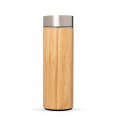 Garrafa Bambu E Inox 400 ml Para Brinde Personalizado