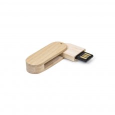 Pen Drive 4Gb Bambu Giratório Personalizado