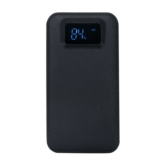 Power Bank Plástico Com Indicador Digital Personalizado